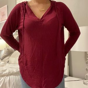 NWTS Forever 21 long sleeve with hoodie